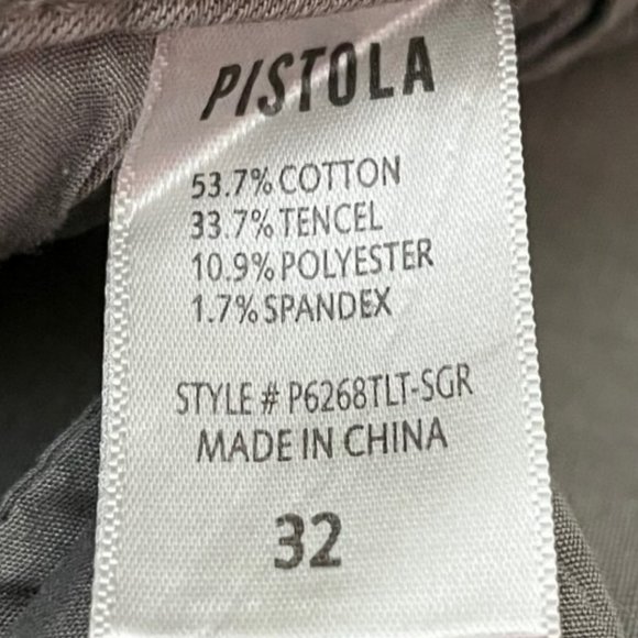 Pistola Audrey Stone Gray High Rise Skinny Ankle Jeans - 32 - Picture 8 of 8